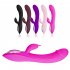 Dual point Vibrator Female Licking Machine Clitoris Stimulator G Spot Powerful Dildo Wand Female Adult Sex Toys rose Red