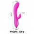 Dual point Vibrator Female Licking Machine Clitoris Stimulator G Spot Powerful Dildo Wand Female Adult Sex Toys pink