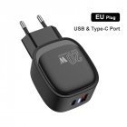 Dual port Mobile Phone Charger Usb Pd20w Fast Charging For Phone EU plug