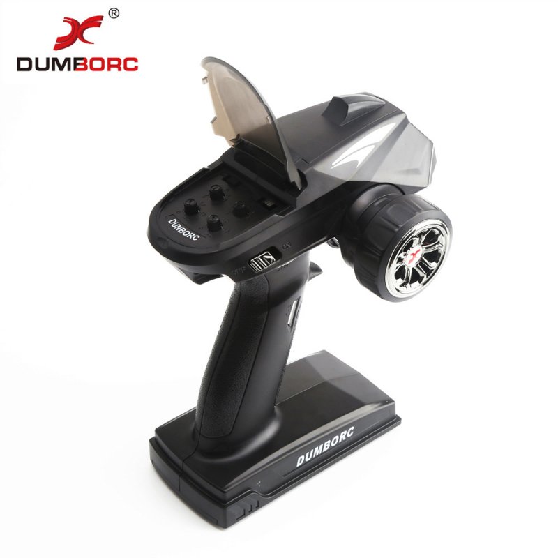 DumboRC X4 2.4G 4CH Transmitter with X6F Receiver for JJRC Q65 MN-90 Rc Vehicle Car Boat Tank Model Parts as shown