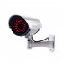 Dummy Bullet Camera with IR LEDs Fake Simulation CCTV Camera Silver