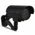 Dummy Bullet Camera with IR LEDs Fake Simulation CCTV Camera Silver