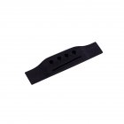 Durable 4-String Angle Sloted Ebony Guitar Bridge For Acoustic Electric Guitar black