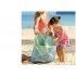 Durable Holding Toys Balls Beach Mesh Tote Bag  Beach Necessaries Children Toys Stay Away from Sand Blue net green bag