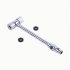 Durable T type Double head Inflatable Mouth Motorcycle Electric Bicycle Air Nozzle Airing Rod Tire Repair Tool Large T shaped inflatable rod