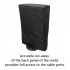 Dust Cover Waterproof Cover Sleeve Anti Scratch Protector Case Cover Compatible For PS5 Console Digital Disc Edition vertical gray