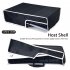 Dust Cover Waterproof Cover Sleeve Anti Scratch Protector Case Cover Compatible For PS5 Console Digital Disc Edition vertical gray