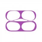 Dust Guard Stickers for Airpods Pro Wireless Bluetooth Earphone Anti Dust Ultra Thin Innner Cover Metal Sticker  Purple for Airpods Pro