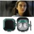 Dust proof Flip Earphone  Protective  Case With Switch Wireless Charging Disassembly Design Compatible For Samsung Galaxy Buds Live pro Black blue