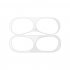 Dust proof Protective Film for AirPods Pro Ultra thin Skin Cover Metal Plated Sticker Earphone Dust Guard  red