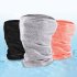 Dustpoof Outdoor Filter Collar Multi functional Magic Scarf Sports Sunscreen Riding Face Towel Orange without filter One size