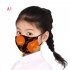 Dustproof Mask Washable Kids Halloween Printing Cotton Casual Mask