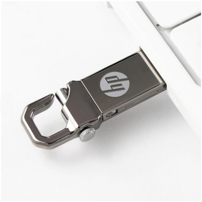 Dustproof Shockproof V250w Usb  Flash  Drive Usb 2.0 Interface Key Ring Design Convenient Metal Pendrive + Otg Adapter For Data Sharing 8GB