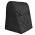 Dustproof Waterproof Cloth Quilted Blender Cover Organizer Bag for Kitchen Mixer black