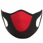 Dustproof Windproof Face Guard Anti Dust Snowboard Skating Cycling Anti-bacterial Reusable Face Towel red