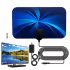 Dvb t2 Digital Antenna 3600 Miles Indoor 4K Tv Ground Signal Receiving Antenna Hd Vhf Uhf With Amplifier suit