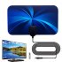 Dvb t2 Digital Antenna 3600 Miles Indoor 4K Tv Ground Signal Receiving Antenna Hd Vhf Uhf With Amplifier suit