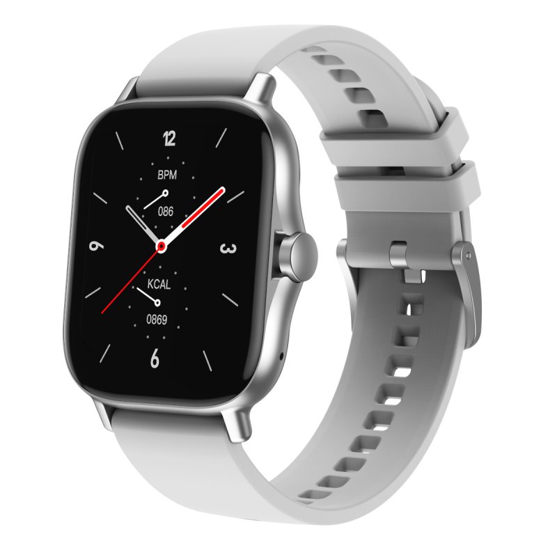 Dw11 Smart  Watch Heart Rate Blood Pressure Bluetooth Call 1.63 Hd Full-screen Multi-sport Watch gray