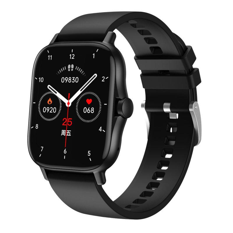 Dw11 Smart  Watch Heart Rate Blood Pressure Bluetooth Call 1.63 Hd Full-screen Multi-sport Watch black