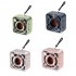 Dw12 Wireless Bluetooth Speaker Transparent Mini Cube Gifts Portable Small Audio Support Tf Card black