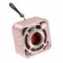 Dw12 Wireless Bluetooth Speaker Transparent Mini Cube Gifts Portable Small Audio Support Tf Card black