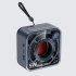 Dw12 Wireless Bluetooth Speaker Transparent Mini Cube Gifts Portable Small Audio Support Tf Card black