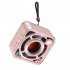 Dw12 Wireless Bluetooth Speaker Transparent Mini Cube Gifts Portable Small Audio Support Tf Card black