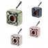 Dw12 Wireless Bluetooth Speaker Transparent Mini Cube Gifts Portable Small Audio Support Tf Card black