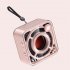Dw12 Wireless Bluetooth Speaker Transparent Mini Cube Gifts Portable Small Audio Support Tf Card black