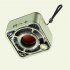 Dw12 Wireless Bluetooth Speaker Transparent Mini Cube Gifts Portable Small Audio Support Tf Card black