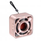 Dw12 Wireless Bluetooth Speaker Transparent Mini Cube Gifts Portable Small Audio Support Tf Card Pink