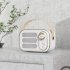 Dw13 Retro Bluetooth compatible Speaker Classical Travel Music Player Wireless Portable Speakers Decoration Gifts White
