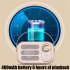 Dw13 Retro Bluetooth compatible Speaker Classical Travel Music Player Wireless Portable Speakers Decoration Gifts green