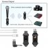 Dynamic Microphone Converter Wireless System Xlr Transmitter Receiver 6 5 Adapter For Dynamic Mic Upgrade black