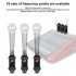 Dynamic Microphone Converter Wireless System Xlr Transmitter Receiver 6 5 Adapter For Dynamic Mic Upgrade black