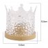 Dynamic Water Ripple Night Light  USB Charging 16 Color Crystal Crown Projector Lamp Flame Effect Rotating Light With Remote Control For Living Room Bedroom Rec
