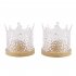 Dynamic Water Ripple Night Light  USB Charging 16 Color Crystal Crown Projector Lamp Flame Effect Rotating Light With Remote Control For Living Room Bedroom Rec