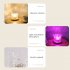 Dynamic Water Ripple Night Light  USB Charging 16 Color Crystal Crown Projector Lamp Flame Effect Rotating Light With Remote Control For Living Room Bedroom Rec