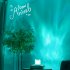 Dynamic Water Ripple Night Light  USB Charging 16 Color Crystal Crown Projector Lamp Flame Effect Rotating Light With Remote Control For Living Room Bedroom Rec