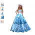 E TING Blue Princess Wedding Party Clothes Dress Chrismas Gift doll