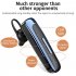 E03 Smart Wireless  In ear  Earphones Mobile Phone Universal Driving Business Mini Bluetooth Headset Black blue