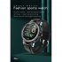 E19 Men Intelligent Watch Heart Rate Blood Pressure Blood Oxygen Monitoring Multi functional Waterproof Smartwatch black