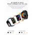 E21 Smart  Watch Multi Function Sports Bracelet Touch Wake Up 1 69 Inches Hd Screen Heart Rate Blood Pressure Health Management black