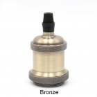 E27 250v 250w Lamp Holder Retro Edison Decorative Lamp Socket for Living Room Dining Room Bedroom Cyan Bronze