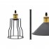 E27 250v 250w Lamp Holder Retro Edison Decorative Lamp Socket For Living Room Dining Room Bedroom cyan Bronze