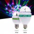 E27 3W 100 240V Colorful Auto Rotating RGB LED Bulb Stage Light Party Lamp Disco for  Party Festival Wedding Decoration