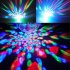 E27 3W 100 240V Colorful Auto Rotating RGB LED Bulb Stage Light Party Lamp Disco for  Party Festival Wedding Decoration