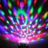 E27 3W 100 240V Colorful Auto Rotating RGB LED Bulb Stage Light Party Lamp Disco for  Party Festival Wedding Decoration