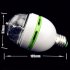 E27 3W 100 240V Colorful Auto Rotating RGB LED Bulb Stage Light Party Lamp Disco for  Party Festival Wedding Decoration