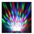 E27 3w Led Voice Automatic Rotating Stage  Lamp Prismatic Shell Shape Crystal Light Bulb For Disco Home Decoration Club Parties E27